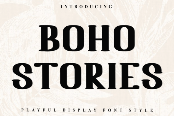 Boho Stories Typeface: A Web Designer’s Guide to Festive Display Fonts
