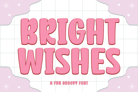 Bright Wishes: A Retro Display Font for Creative Makers