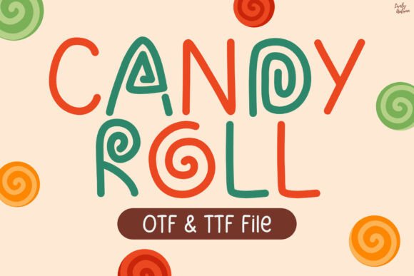 Candy Roll: A Whimsical Display Font for Playful Branding
