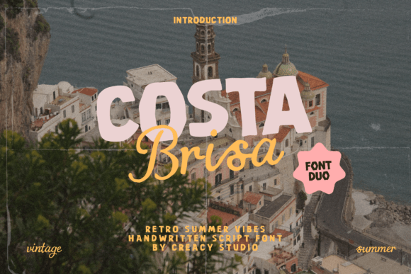 Costa Brisa Duo: A Retro Display Typeface for Modern Web Design