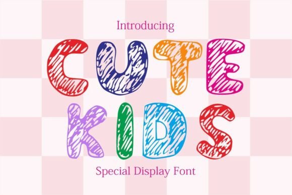 Cutekids Regular: The Playful Typeface for Kids Campaigns