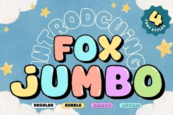 Fox Jumbo Display Font for Playful Web Design