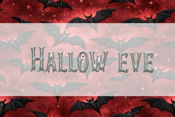 Hallow Eve Typeface for Editorial Design and Publication Branding