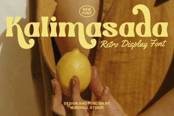 Kalimasada: A Retro Display Typeface for Sophisticated Editorial Design