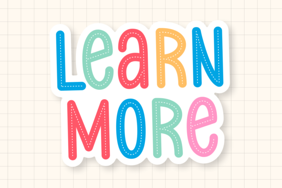 Learn More: The Playful Display Font for Smarter Campaigns