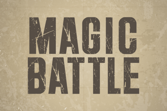 Magic Battle: A Bold Typeface for Modern Editorial Design