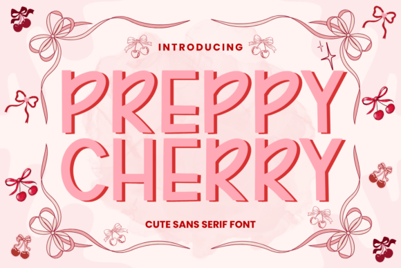 Preppy Cherry Handwriting Font for Creative Projects