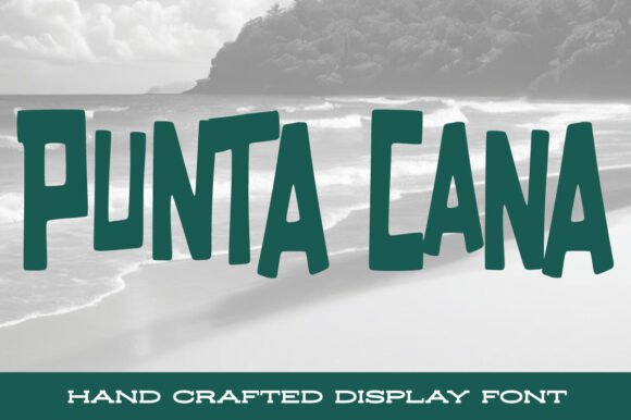Punta Cana: A Tropical Display Font for Editorial Design