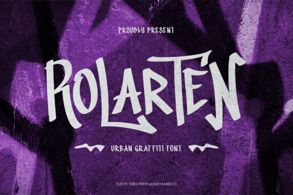 Rolarten: The Bold Display Font for Street-Style Campaigns