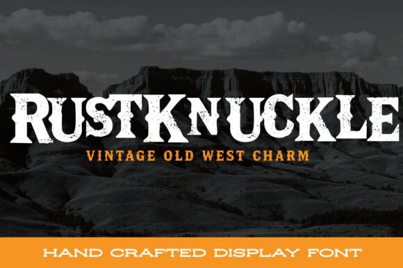 Rustknuckle: The Bold Western Typeface for Stronger Brand Identity