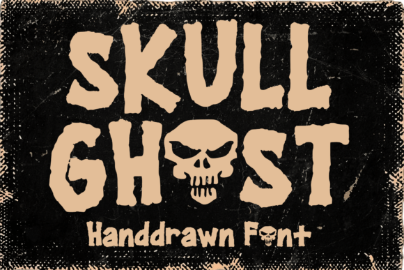 Skull Ghost: The Bold Typeface for Edgy Brand Identity