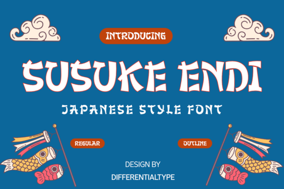 Susuke Endi: A Captivating Display Font for Campaign Design