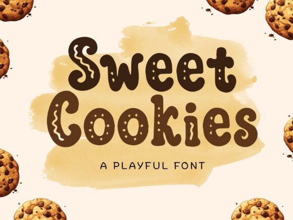 Sweet Cookies: The Playful Display Font for Modern Digital Branding
