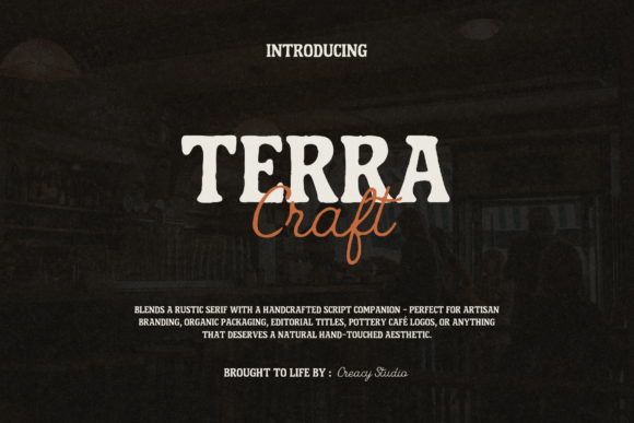 Terra Craft Duo Typeface for Modern Web Design Projects