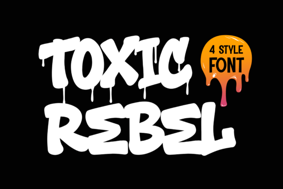Toxic Rebel Typeface: Edgy Urban Style for Scroll-Stopping Campaigns