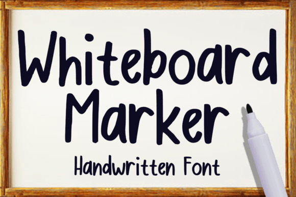 Whiteboard Marker: The Fun Display Font for Everyday Branding