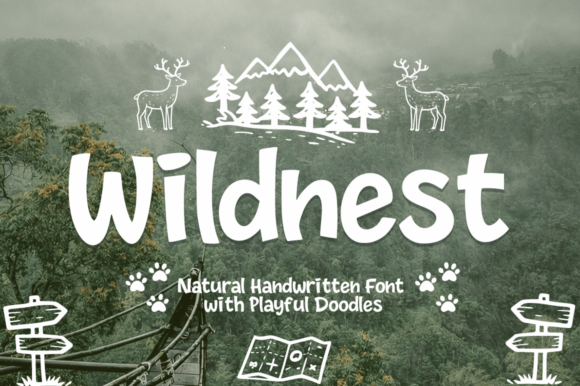 Wildnest Typeface for Outdoor Brand Identity